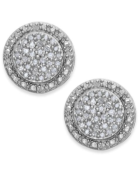 macy's silver earrings